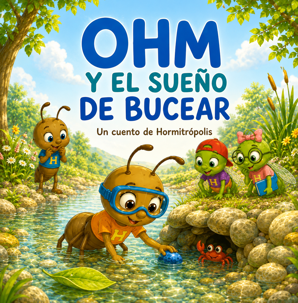 Portada de Ohm y el sueño de bucear