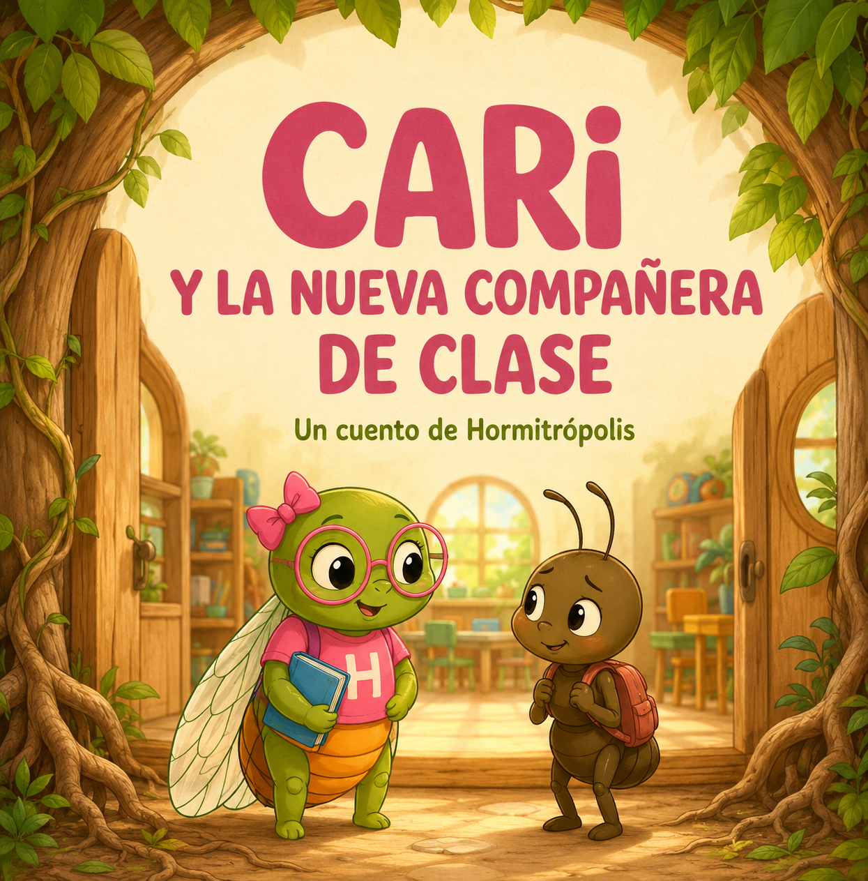 Portada de Cari y la nueva compañera de clase